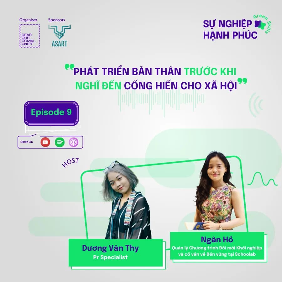 “PHÁT TRIỂN BẢN THÂN TRƯỚC KHI NGHĨ ĐẾN CỐNG HIẾN CHO XÃ HỘI”