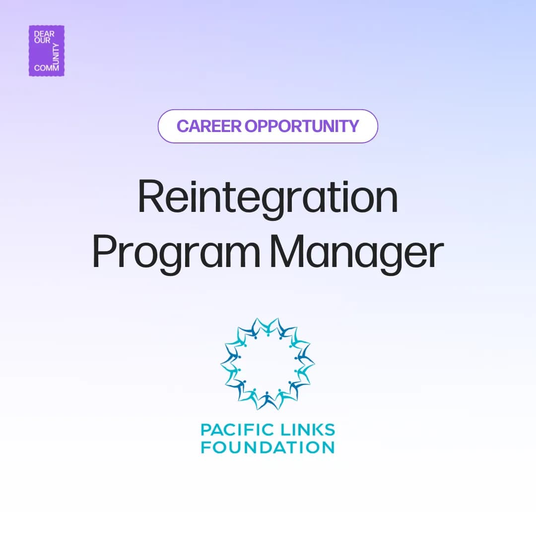 Reintegration Program Manager, Pacific Links Foundation